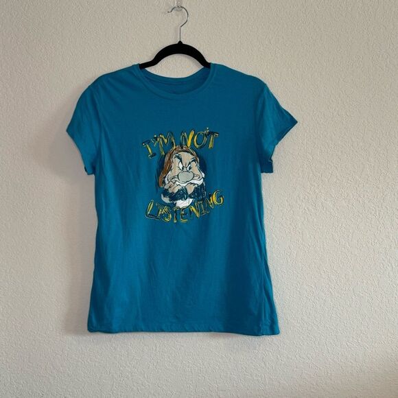 Disney Grumpy I’m Not Listening Tee Shirt Top Size XXL - Picture 1 of 3